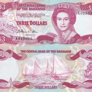 Багами 3 долара (1984 ) p 44a, unc